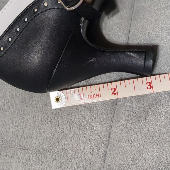 Fantasma black white flapper 25 Mary Jane cosplay shoes heels women size 5.5 - Picture 7 of 9